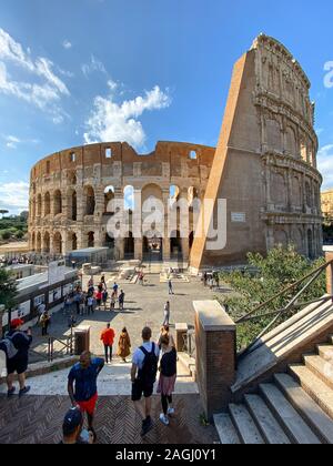 Città di Roma, il Colosseo Foto Stock