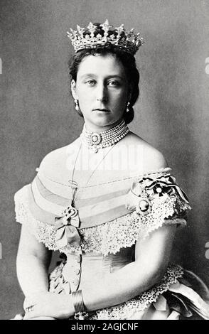 Alice, Princess Louis di Hesse, Maggio 1871 Foto Stock