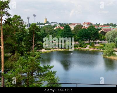 Kotka città vista dal Parco, Finlandia Foto Stock