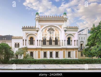 Sinagoga Spagnola, situato nel quartiere di Josefov. Praga, Repubblica Ceca. Foto Stock