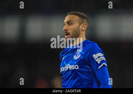 Xviii dicembre 2019, Goodison Park, Liverpool, in Inghilterra; Carabao Cup, Everton v Leicester City : Kelechi Iheanacho (14) di Leicester City durante il gioco Credito: Mark Cosgrove/news immagini Foto Stock