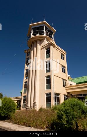 Il traffico aereo della torre di controllo il controllo della sicurezza Foto Stock