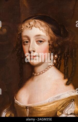 Inghilterra, Ritratto di Henrietta Anne, duchessa di Orleans (1644-70) e sorella di Carlo II da Sir Peter Lely datata 1662 Foto Stock