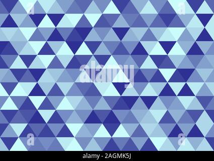 Modificabile senza saldatura modello geometrico realizzato di triangoli. Moderni colori casuali per i tessili, confezione, carta stampa, semplice sfondi e texture. Illustrazione Vettoriale