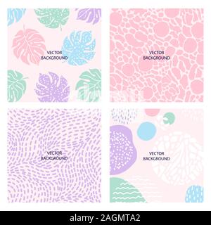 I modelli per i social media Illustrazione Vettoriale