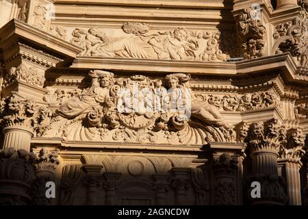 Cattedrale di Astorga, Castilla y Leon, Spagna - golden idoli? Foto Stock