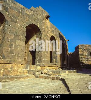 Siria. La città romana del primo secolo di Bosra in Siria Foto Stock