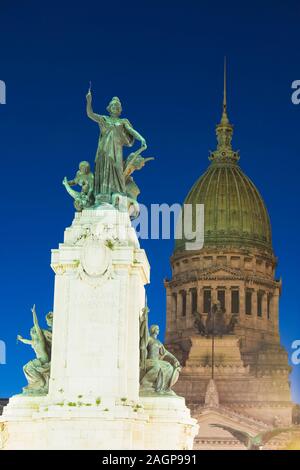 Palacio del Congreso, Buenos Aires, Argentina Foto Stock