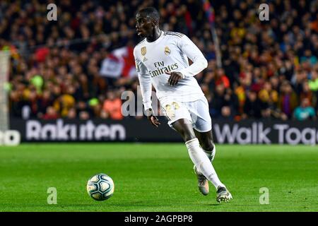 Barcellona, 18-12-2019. LaLiga 2019/ 2020, la data del 10. Barcelona-Real Madrid. Ferland Mendy del Real Madrid Credito: Pro scatti/Alamy Live News Foto Stock