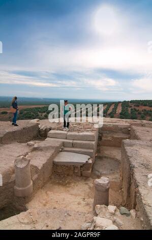 Romano città iberica di Castulo, Linares, Provincia di Jaen, regione dell'Andalusia, Spagna, Europa. Foto Stock