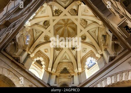 Cupola sopra la Maqsura della Grande Moschea, Cordoba, regione dell'Andalusia, Spagna, Europa. Foto Stock