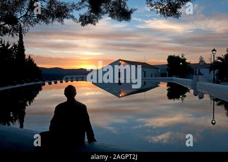 La laguna, Cañaveral de Leon, provincia di Huelva, regione dell'Andalusia, Spagna, Europa. Foto Stock