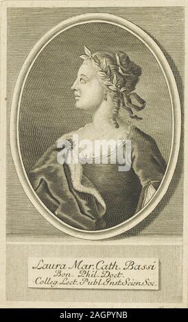 Ritratto di Laura Bassi (1711-1778). Museo: Collezione privata. Autore: anonimo. Foto Stock