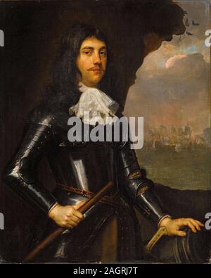 Ritratto di Ammiraglio Cornelis Maartenszoon Tromp (1629-1691). Museo: Collezione privata. Autore: Joannes Meyssens (Mijtens). Foto Stock