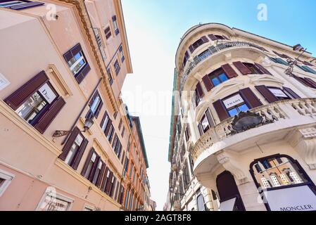 Luxury Boutique di Moda a Piazza di Spagna a Roma, Italia Foto Stock