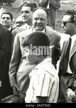 Politico italiano Urbano Cioccetti, Sindaco di Roma, Italia 1960 Foto Stock