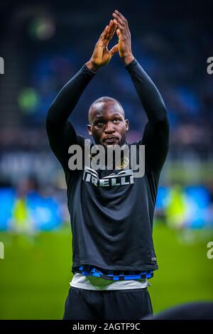 Milano, Italia. Xxi Dec, 2019. romelu lukaku (fc internazionale)durante Inter vs Genova, italiano di calcio di Serie A del campionato Gli uomini in Milano, Italia, 21 Dicembre 2019 - LPS/Fabrizio Carabelli Credito: Fabrizio Carabelli/LP/ZUMA filo/Alamy Live News Foto Stock