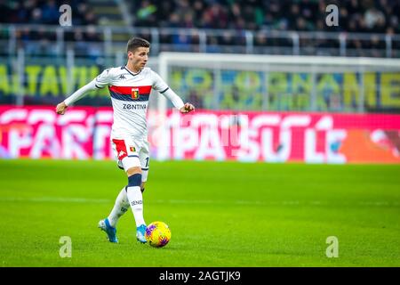 Milano, Italia. Xxi Dec, 2019. Paolo ghiglione (Genova cfc) durante Inter vs Genova, italiano di calcio di Serie A del campionato Gli uomini in Milano, Italia, Dicembre 21 2019 Credit: Indipendente Photo Agency Srl/Alamy Live News Foto Stock