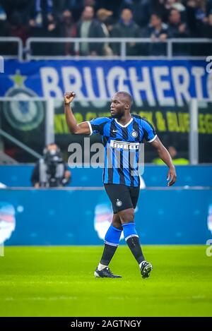 Milano, Italia. Xxi Dec, 2019. romelu lukaku (fc internazionale)durante Inter vs Genova, italiano di calcio di Serie A del campionato Gli uomini in Milano, Italia, 21 Dicembre 2019 - LPS/Fabrizio Carabelli Credito: Fabrizio Carabelli/LP/ZUMA filo/Alamy Live News Foto Stock