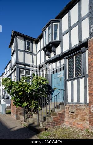 Abbey House, Ledbury Il Grade ii Listed tardo XVI secolo la struttura di legno house Foto Stock