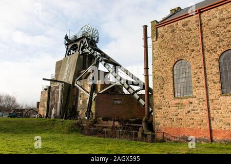 Pleasley pit, Derbyshire Foto Stock