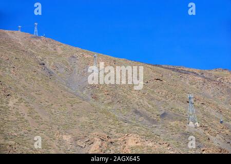 Vista panoramica del vulcano Teide Foto Stock