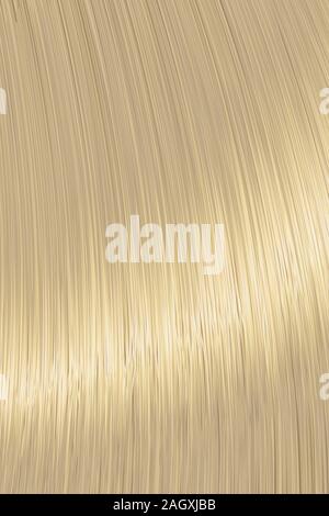 Struttura blonde diritta e realistica Illustrazione Vettoriale
