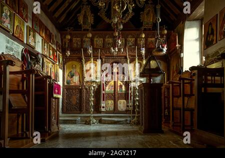 Cappella di San Giovanni monastero sull'isola di Cipro Foto Stock