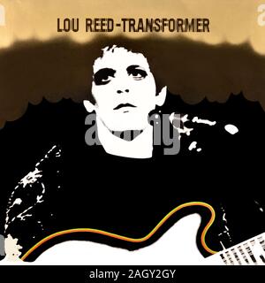 Lou Reed - copertina originale in vinile - Transformer - 1972 Foto Stock