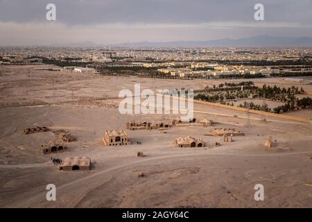 Torre di silenzio in Yad , Iran, lo zoroastrismo Foto Stock