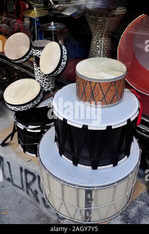 Negozio di musica in Istanbul - lo stretto del Bosforo - TURCHIA Foto Stock