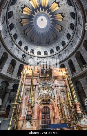 Gerusalemme Israele - Giugno 14, 2017: la Chiesa del Santo Sepolcro di Gerusalemme. Foto Stock