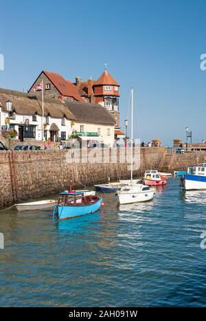 Lynmouth Harbour, Exmoor, North Devon, Regno Unito Foto Stock