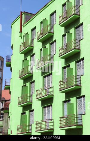 Generico edificio appartamento - Media City immobili residenziali in Timisoara, Romania. Foto Stock