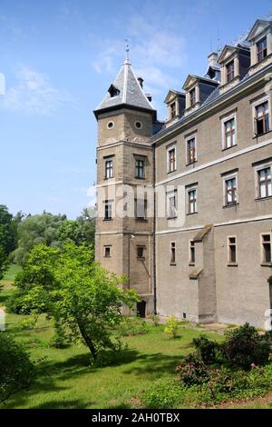 Polonia - la vista del castello di Goluchow. Grande Polonia provincia (Wielkopolska). Foto Stock