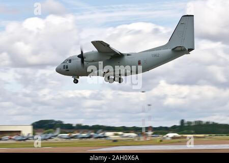 Slovak Air Force C-27J Spartan arrivando al Royal International Air Tattoo 2019 Foto Stock