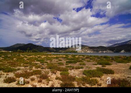 Le zone umide costiere dell'isola di Kefalonia, Grecia Foto Stock