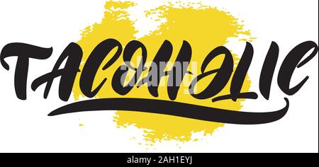 Vettore illustrazione di calligrafia isolati su sfondo bianco. Illustrazione Vettoriale