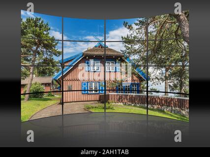 L'ex casa estiva di lo scrittore tedesco Thomas Mann fu costruito nel 1929, Nidden, Nida, Neringa, Curonian spit, Lituania, paesi baltici, Europa Foto Stock