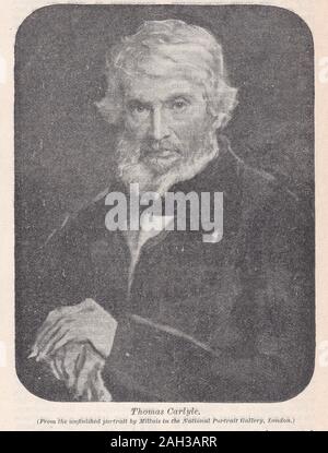 Ritratto di Thomas Carlyle di Millais Foto Stock