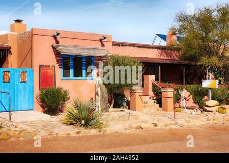 L Ospizio Sulstice nel vecchio Tubac, Arizona Foto Stock