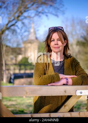 Debbie Howells autore fotografato nel West Sussex, Regno Unito Foto Stock