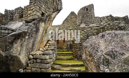 Condor tempio, Machu Picchu in Peru Foto Stock