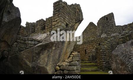 Condor tempio, Machu Picchu in Peru Foto Stock