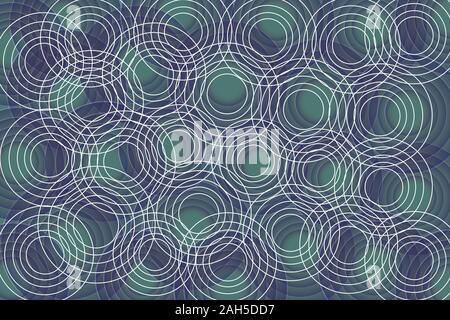 Cerchi sfondo astratto Foto Stock