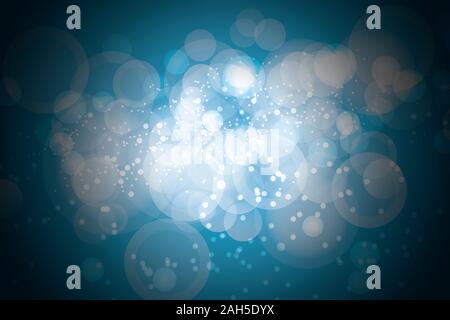 Bokeh di fondo con luci incandescenti sfondo isolato Foto Stock