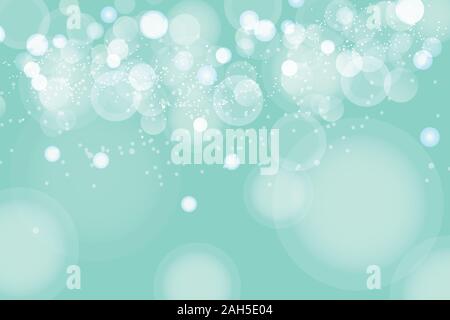 Bokeh di fondo con luci incandescenti sfondo isolato Foto Stock