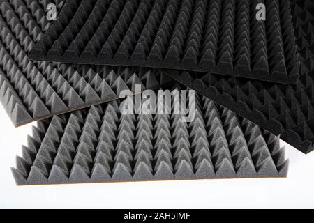 Spugna acustica - schiuma acustica - ignifugo spugna a piramide. Foto Stock