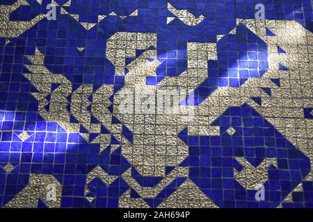 San Simeone, ca., U.S.A. Dicembre 6, 2017. William R. Il Castello di Hearst. San Simeon California membro Monumento Storico. Piscina Piscina romana Foto Stock