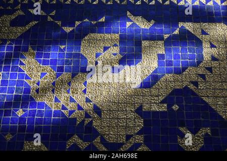 San Simeone, ca., U.S.A. Dicembre 6, 2017. William R. Il Castello di Hearst. San Simeon California membro Monumento Storico. Piscina Piscina romana Foto Stock